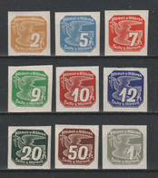 GERMANY REICH 1939 BOHEMIA & MORAVIA OCCUPATION Mi 42-50 MNH ** FULL SET - Unused Stamps