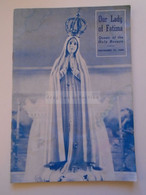 ZA374.7   Magazine  - Our Lady Of Fatima -Queen Of The Holy Rosary - 1949  Val. VI. Milwaukee  Wisconsin - Bibbia, Cristianesimo