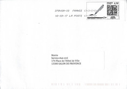 LETTRE FRANCE Thème AUTEUR ECRITURE STYLO - Other & Unclassified