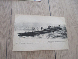 CPA Marine De Guerre Le Sous Marin Prairial - Submarines