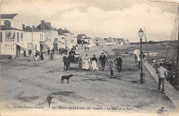 85-SAINT-GILLES-CROIX-DE-VIE-LES QUAIS ET LE PORT - Saint Gilles Croix De Vie