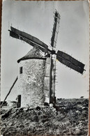Plozevet.moulin à Vent Du Leuré.semi Moderne Petit Format 9×14 Cm - Plozevet
