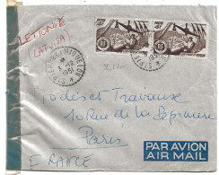 Enveloppe Saint Pierre Et Miquelon  Obliteration Saint Pierre Et Miquelon Poste Aerienne 1951 - Gebruikt