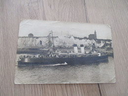 Carte Photo 76 Dieppe Seine Maritime Rentrée Du Bateau Paquebot Versailles - Dieppe