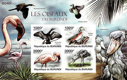 BURUNDI 2011 Mi BL 155B BIRDS IMPERFORATED MINT MINIATURE SHEET ** - Blocchi & Foglietti