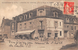 CPA 35 ROTHENEUF L'HOTEL DU CENTRE PRES LA PLAGE DU HAVRE - Rotheneuf