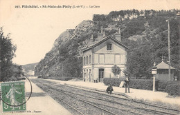 CPA 35 PLECHATEL SAINT MALO DE PHILY LA GARE - Altri & Non Classificati