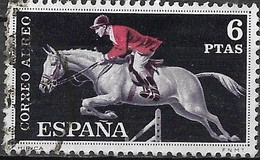 SPAIN 1960 Sports - 6p. Horse-jumping FU - Used Stamps