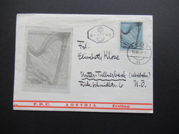 Österreich 1959 Nr.1071 Orchester Weltreise Der Wiener Philharmoniker FDC Umschlag Mit Abklatsch!! Ersttag Tagesstempel - Lettres & Documents