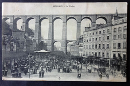 CPA 29 MORLAIX - Le Viaduc - La Foule Autour Du Kioque à Musique - Coll. Morin Richer - Réf. B 137 - Morlaix