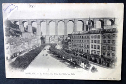 CPA 29 MORLAIX - Le Viaduc, Vue Prise De L'Hôtel De Ville - ND 1 Précurseur - Réf. R 159 - Morlaix