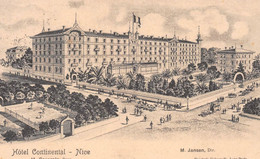 NICE - Hôtel Continental - M. Savornin Propriétaire, M. Jansen Directeur - Illustration - Pubs, Hotels And Restaurants