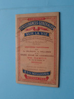 1909 Agenda De La Cie D'ASSURANCES Génerales SUR LA VIE > PARIS / BRUXELLES ( Zie/voir SCANS) Crayon ! - Formato Piccolo : 1901-20