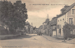 CPA 35 LA GUERCHE DE BRETAGNE ARRIVEE EN VILLE PAR L'AVENUE DE LA GARE - Andere & Zonder Classificatie