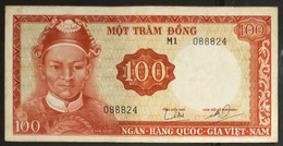 South Viet Nam Vietnam 100 VF Banknote Note 1966 - Pick # 19a / 02 Photos - Viêt-Nam