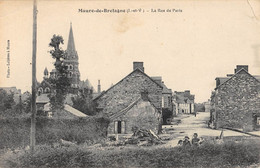 CPA 35 MAURE DE BRETAGNE LA RUE DE PARIS - Autres & Non Classés