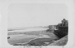 CPA 35 SAINT MALO CARTE PHOTO SITUEE AU DEVANT DE LA CPA Cliché N°1 - Saint Malo