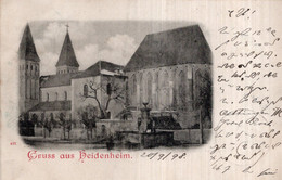 CPA   ALLEMAGNE---GRUSS AUS HEIDDENHEIM----ATTENTION 1898 - Heidenheim