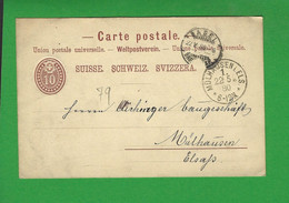 ENTIERS POSTAUX SUISSE Obl BASEL - Interi Postali