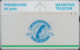 Mauritius L&G Mau 23c  Telecom's Logo - 50 Units Green Line Under Logo 605A - Mauricio