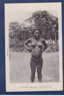 CPA Congo Français Afrique Noire Non Circulé Type Nu Féminin Femme Nue - French Congo