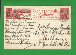 ENTIERS POSTAUX SUISSE Obl MACOLIN - Enteros Postales