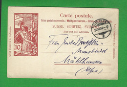 ENTIERS POSTAUX SUISSE Obl BASEL - Ganzsachen