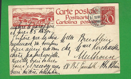 ENTIERS POSTAUX SUISSE Obl MACOLIN - Enteros Postales