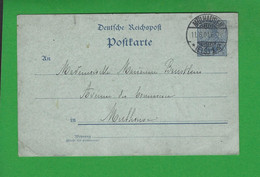 ENTIERS POSTAUX ALLEMAGNE Obl MULHAUSEN - Altri & Non Classificati