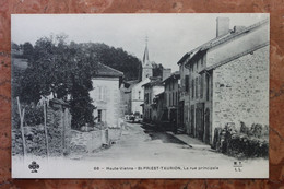 SAINT-PRIEST-TAURION (87) - LA RUE PRINCIPALE - Saint Priest Taurion