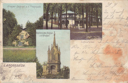 6420) LANGENSALZA - Krieger Denkmal Promenade - Hannöversches Denkmal A. KIRCHHOF - SCHWEFELBAD - LITHO 1903 - Bad Langensalza