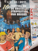 10e Festival De BD De Bruxelles Hotel De Ville De Saint Gilles 2011 - Sérigraphies & Lithographies