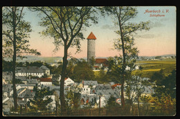 AK Um 1915, Auerbach Im Vogtland, Schloßturm, Ortspartie - Auerbach (Vogtland)