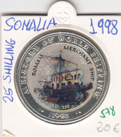 CR0578 MONEDA SOMALIA 25 SHILLINES 1998 20 - Somalie