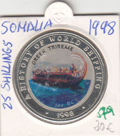 CR0579 MONEDA SOMALIA 25 SHILLINES 1998 20 - Somalië