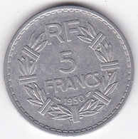 5 Francs Lavrillier 1950, 9 Fermé , Aluminium - 5 Francs