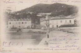 ALGERIE. J. GEISER N° 11 DELLYS Quartier De La Marine (Café De La Gare / Sces Côtiers à Valeur. Les Fils Carmel ACHAOUE) - Autres & Non Classés