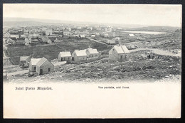 Carte Postale Originale De Saint-Pierre Et Miquelon 1900/1920 "Vue Partielle Coté Ouest" TTB - San Pedro Y Miquelón
