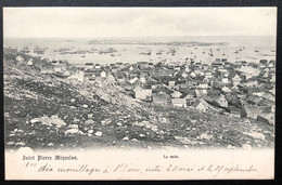 Carte Postale Originale De Saint-Pierre Et Miquelon 1900/1920 "La Rade" TTB - Saint-Pierre E Miquelon