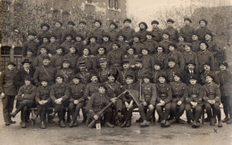 CPA 3151 - MILITARIA - Carte Photo Militaire - Un Groupe De Chasseurs Alpins Du 7ème Bataillon - Personnages