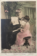 Musique - Fantaisie - Les Joies De La Musique - «  Diamant  » - Femme Au Piano - Instrument - Music And Musicians