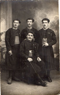 CPA 3152 - MILITARIA - Carte Photo Militaire - Un Groupe De Zouaves - Photo J. PERPERE à ORAN - Personen