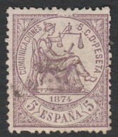 1874 Ed144 / Edifil 144 Usado - Used Stamps