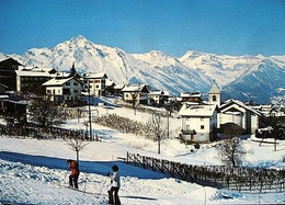 HAUTE-NENDAZ Et Les Alpes Skifahrer - Nendaz