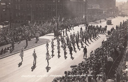 375- Real 1941 - RPPC B&W Photo – Milwaukee Wisconsin American Legion Parade – Animation – Excellent Condition – 2 Scans - Milwaukee