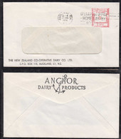 New Zealand 1966 Meter Cover 3d Aukland ANCHOR Advertising - Briefe U. Dokumente