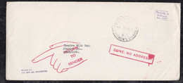 New Zealand 1968 Cover POSTAGE PAID WELLINGTON To HENDERSON Returned POSTMENS BRANCH + Gone No Address Postmarks - Lettres & Documents