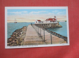 Breakwater Light Casco Bay  Portland Maine > Portland   Ref  5003 - Portland