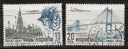 Espagne 1981 N° Y&T : PA. 298 Et 299 Obl. - Usati