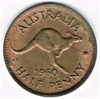 Australia 1960 Halfpenny Uncirculated - ½ Penny